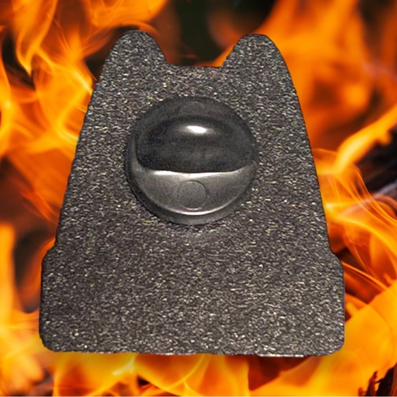 Not Today Satan Cat Middle Finger Enamel Pin/Brooch/Fashion Accessorie - Picture 2 of 4